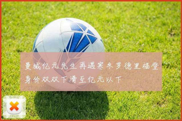 曼城亿元先生再遇寒冬罗德里福登身价双双下滑至亿元以下