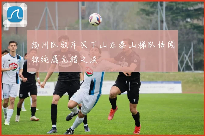 扬州队驳斥买下山东泰山梯队传闻称纯属无稽之谈