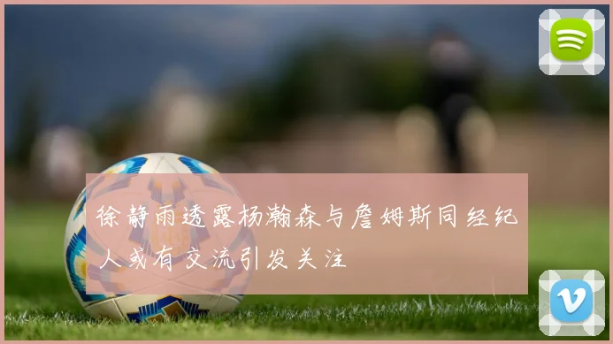 徐静雨透露杨瀚森与詹姆斯同经纪人或有交流引发关注